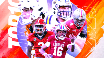 collage of top college football players
