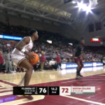 FSU and BC players in action.