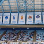 North Carolina's Dean E. Smith Center banners.