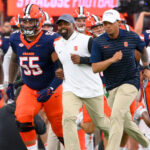 Syracuse football coach Fran Brown.