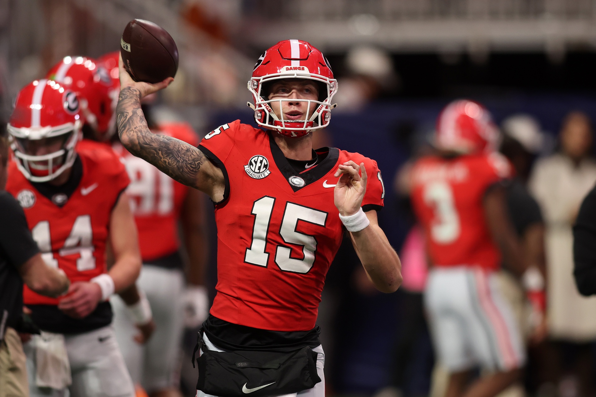Carson Beck has Lamborghini and Mercedes stolen overnight, per report