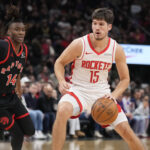Houston Rockets guard Reed Sheppard.