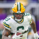Green Bay Packers RB Josh Jacobs.