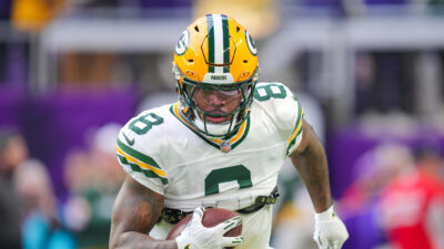 Green Bay Packers RB Josh Jacobs.