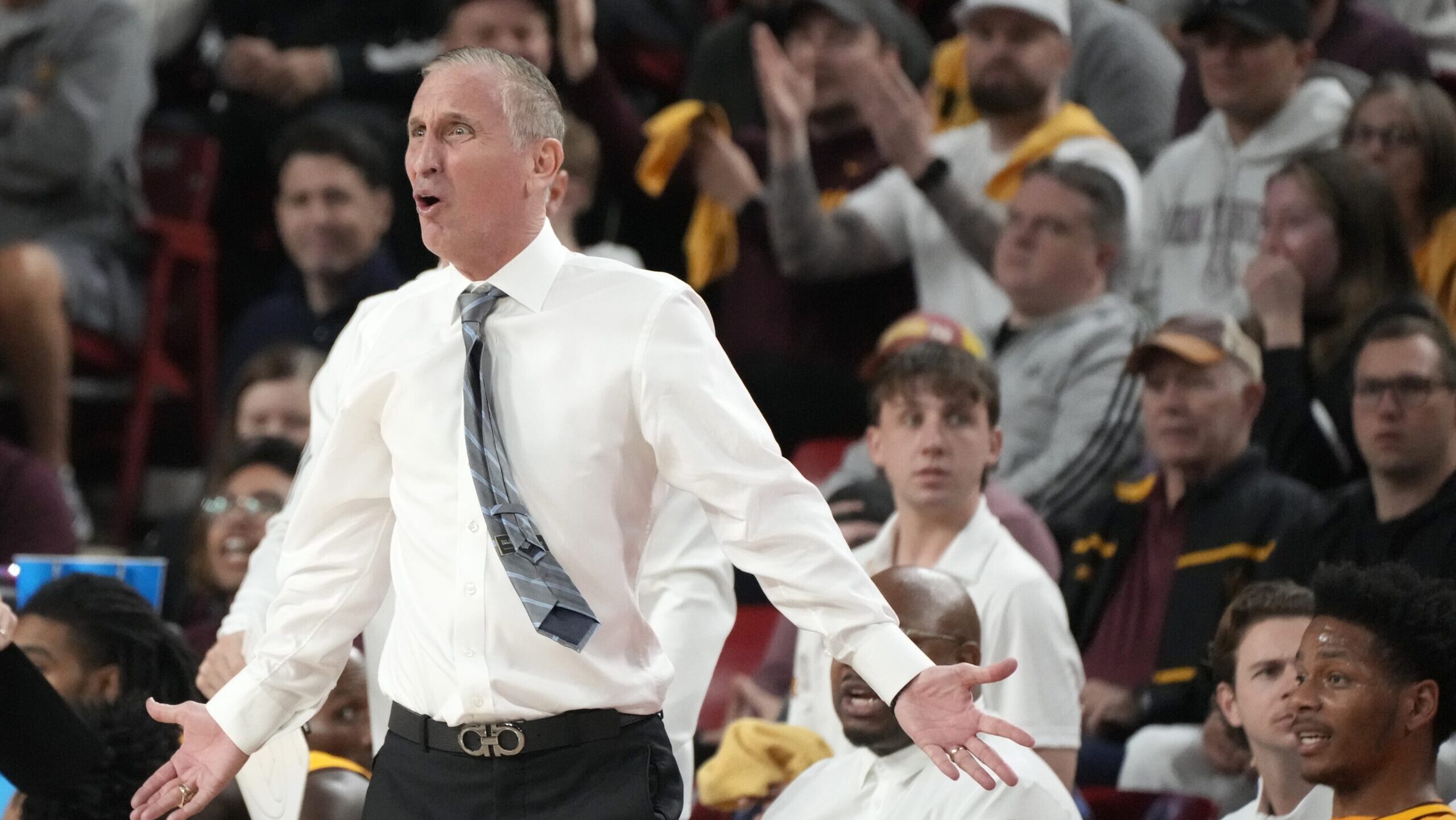 Bobby Hurley, Arizona State skip handshake line after chippy finish in loss to Arizona