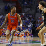 Alijah Martin shown during Florida-Vanderbilt game.