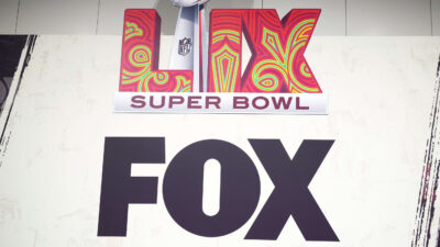Logos for Super Bowl and FOX shown.