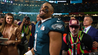 Jalen Hurts after winning Super Bowl 59.