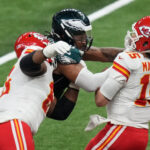 Eagles DL Jalen Carter vs. the Chiefs.