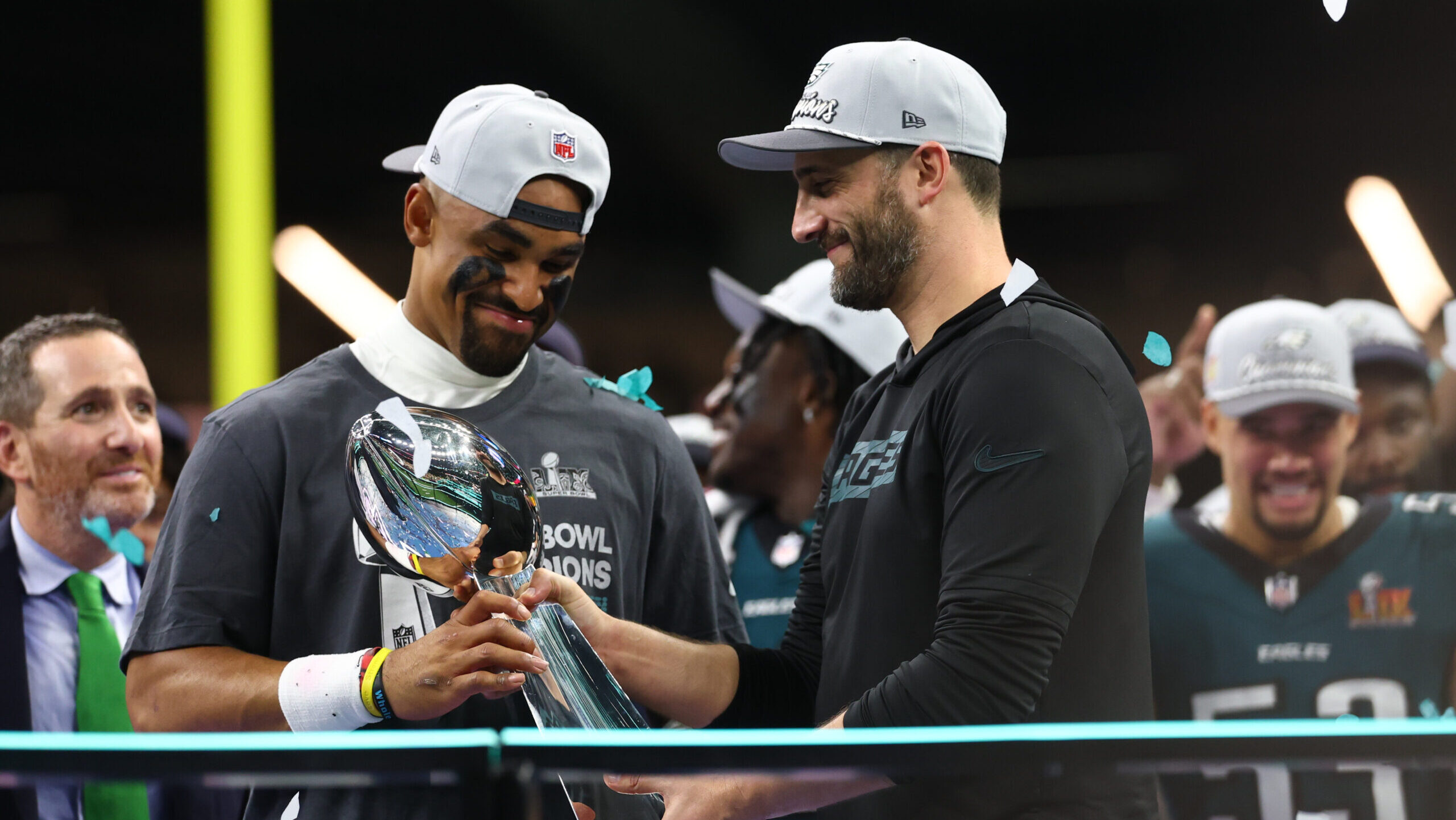 Jalen Hurts enjoys Disney World rides, parade after winning Super Bowl MVP