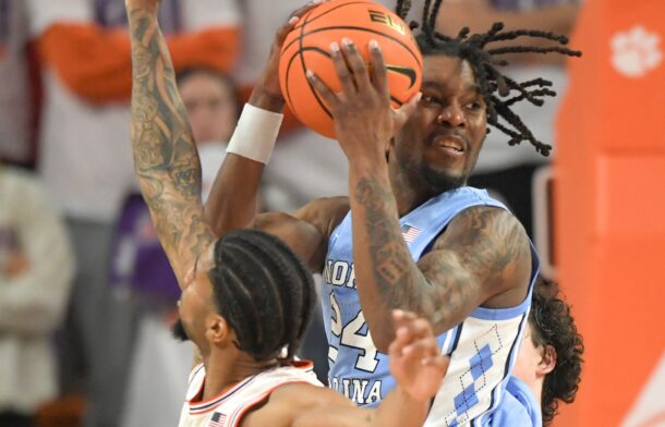 UNC basketball player Jae'Lyn Withers