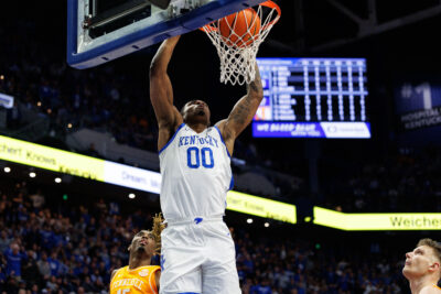 Kentucky wins in basketball.