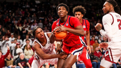 Ole Miss and South Carolina play Wednesday, Feb. 12 in Columbia.
