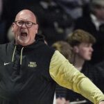 Wake Forest basketball coach Steve Forbes.