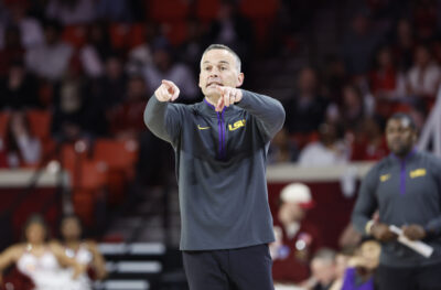 LSU head basketball coach Matt McMahon.