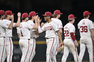 Arkansas baseball is shown.