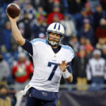 Zach Mettenberger throws a pass for the Tennessee Titans in 2015.