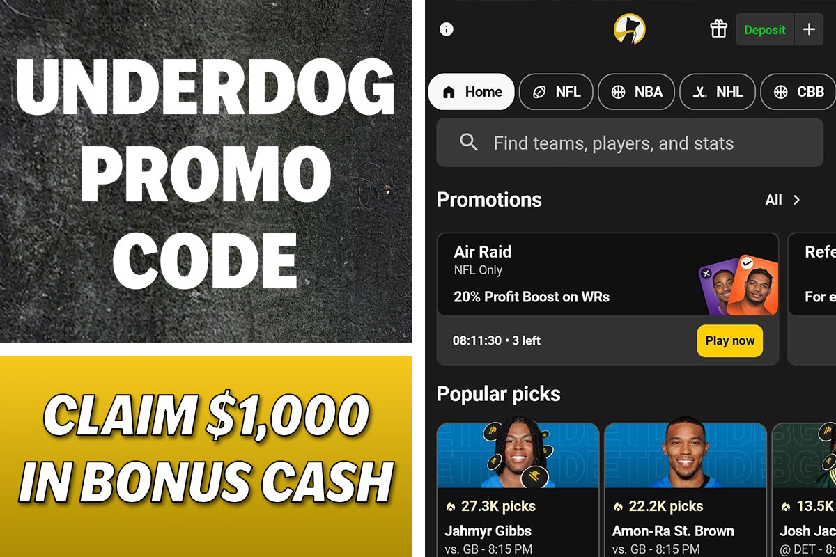 Underdog Promo Code SDS: Get $1K Bonus for NBA, NHL, PGA Picks