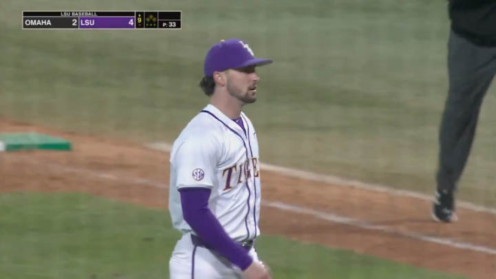 LSU baseball rides clutch pitching to narrow series-opening win over Omaha