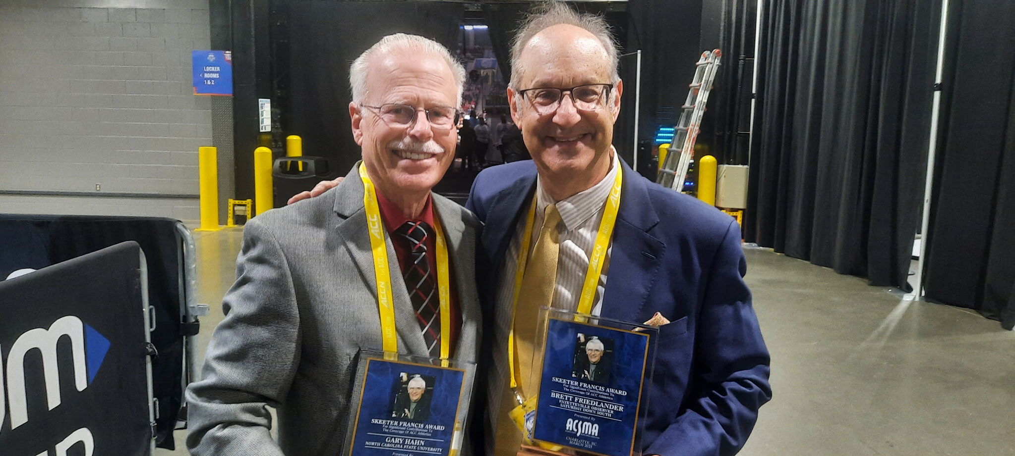 Brett Friedlander, ACC columnist, honored with Skeeter Francis Award