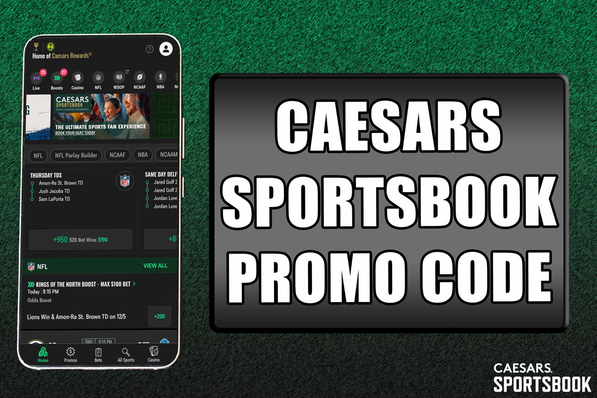 Caesars Sportsbook Promo Code SDS2BG1 Unlocks $150 Bonus, CBB Boosts