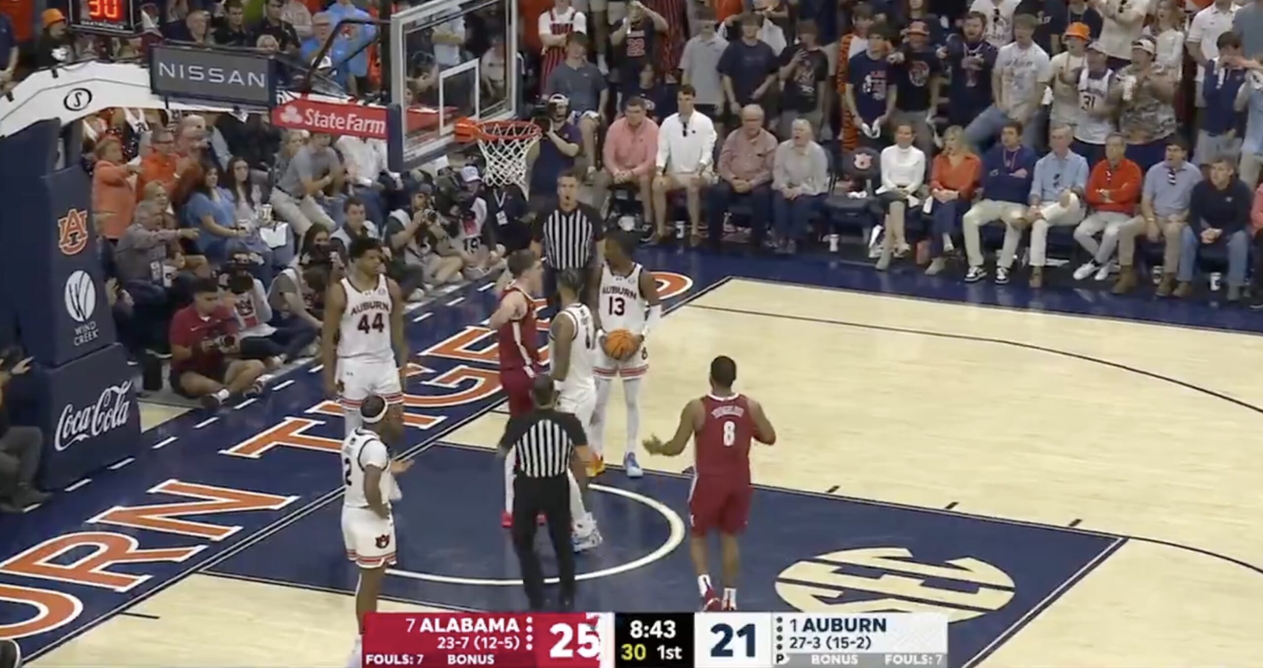 Grant Nelson posterizes Auburn, hits ‘Crimson Crane’ celebration