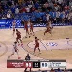 Sean Pedulla takes a game-winning shot in the SEC Tournament.