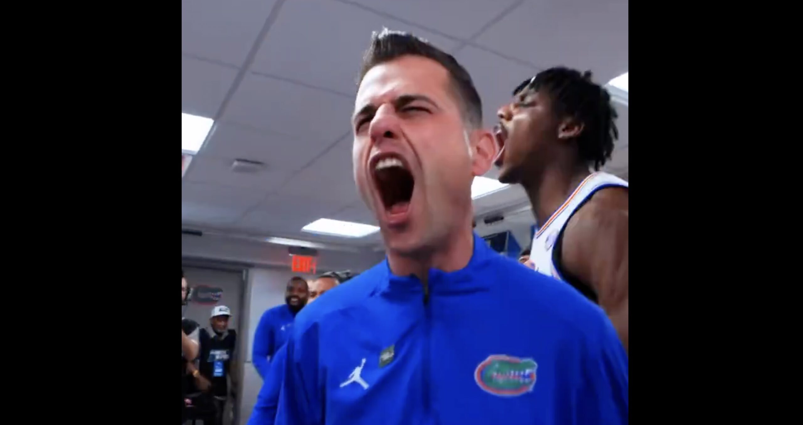 Florida has electric locker room celebration after advancing to Sweet 16