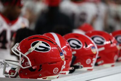 Georgia helmet is shown.
