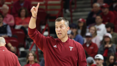 Troy head coach Scott Cross.