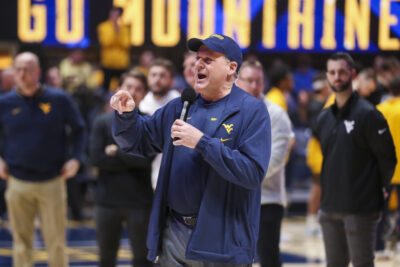 West Virginia head coach Rich Rodriguez.