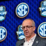 Greg Sankey is shown.