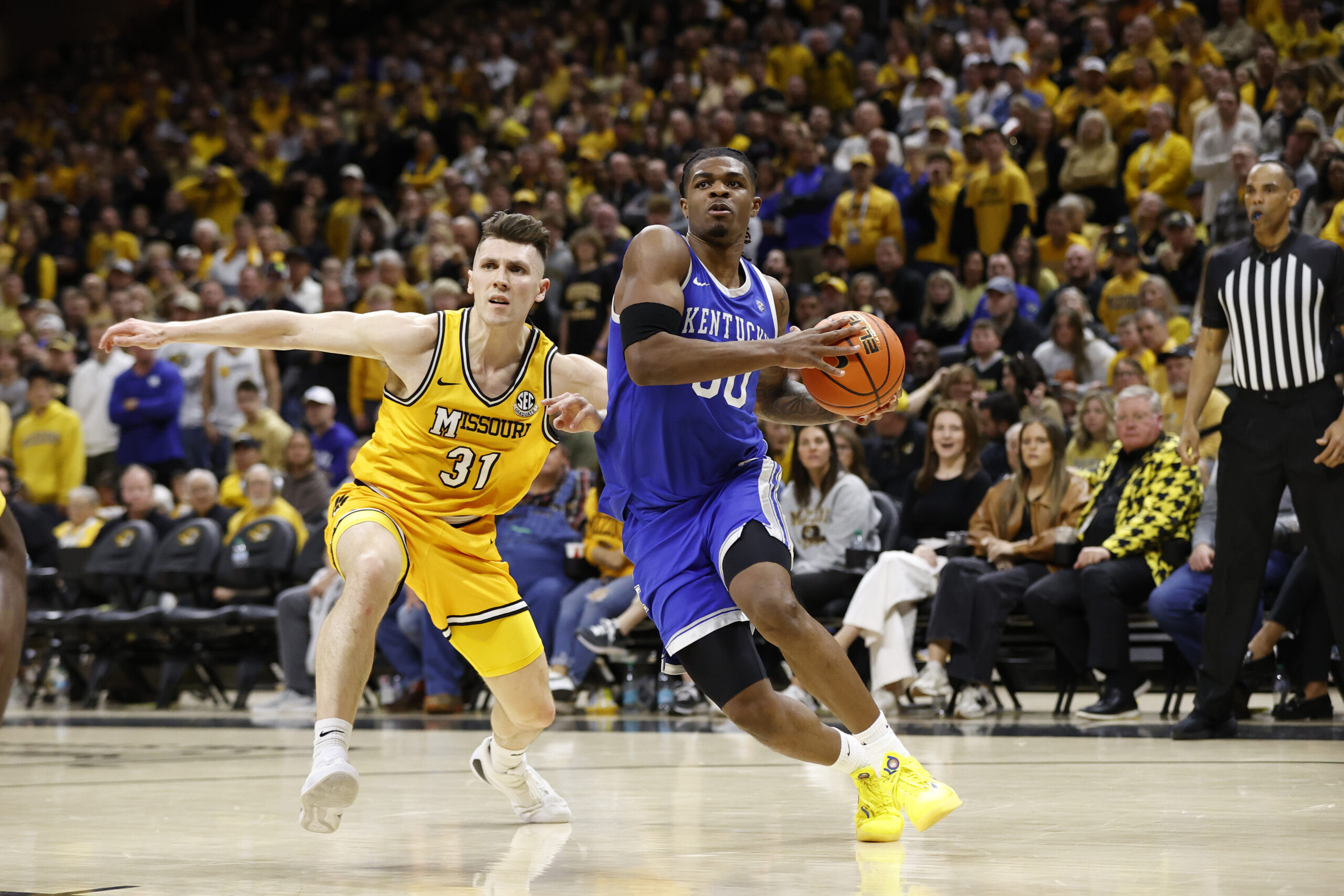 Kentucky ties all-time college basketball record in win over Mizzou -  Saturday Down South