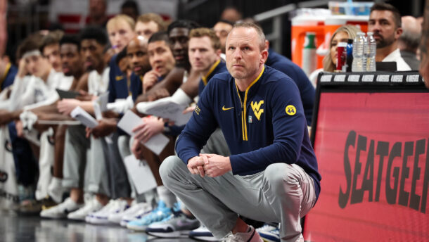 West Virginia head coach Darian DeVries.
