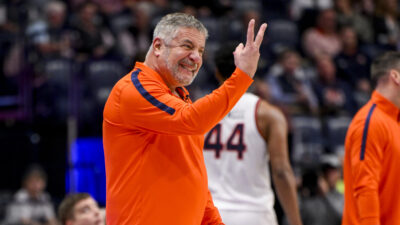 Auburn head coach Bruce Pearl.