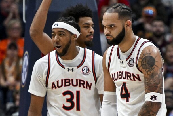 Auburn got past Ole Miss in the SEC Tournament quarterfinals.