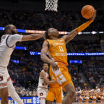 Tennessee and Auburn in action.