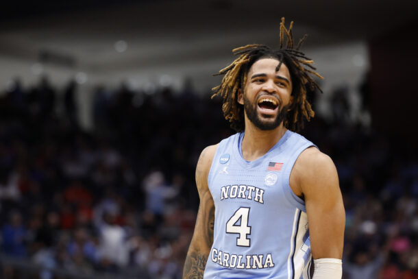 RJ Davis during the NCAA Tournament in 2025.