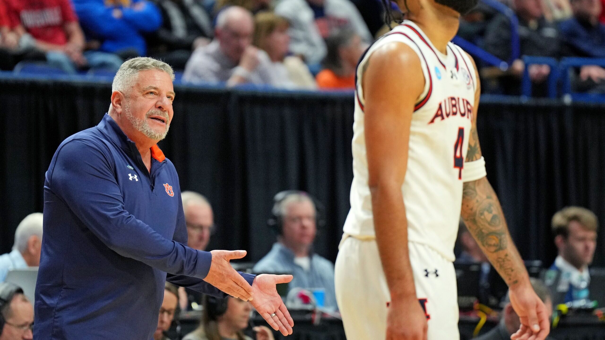 Bruce Pearl calls on Tennessee fans to cheer on Auburn vs. Creighton