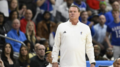 Kansas coach Bill Self is shown.