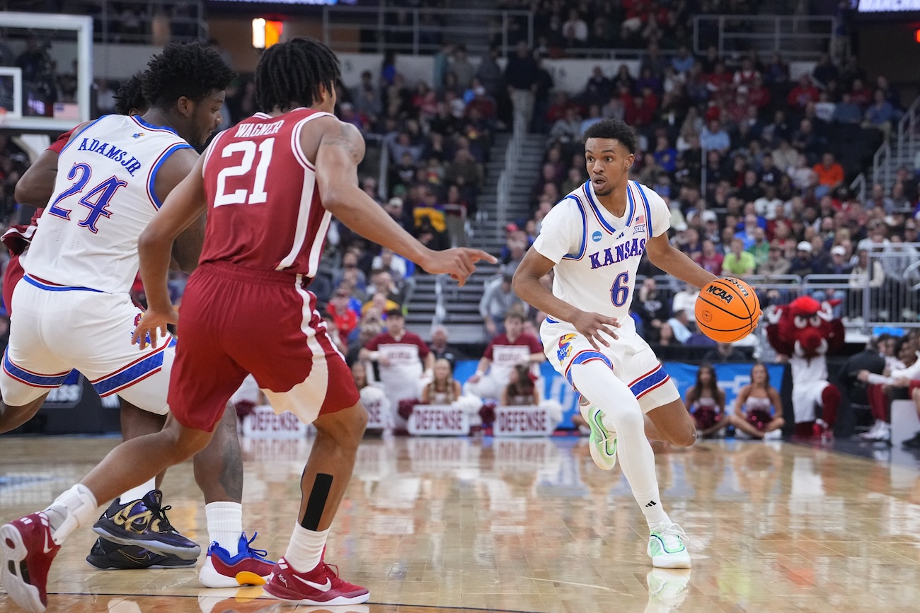 Former Alabama guard Rylan Griffen enters portal after 1 year at Kansas, per report