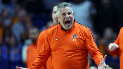 Auburn head coach Bruce Pearl.