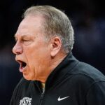 Michigan State head coach Tom Izzo.