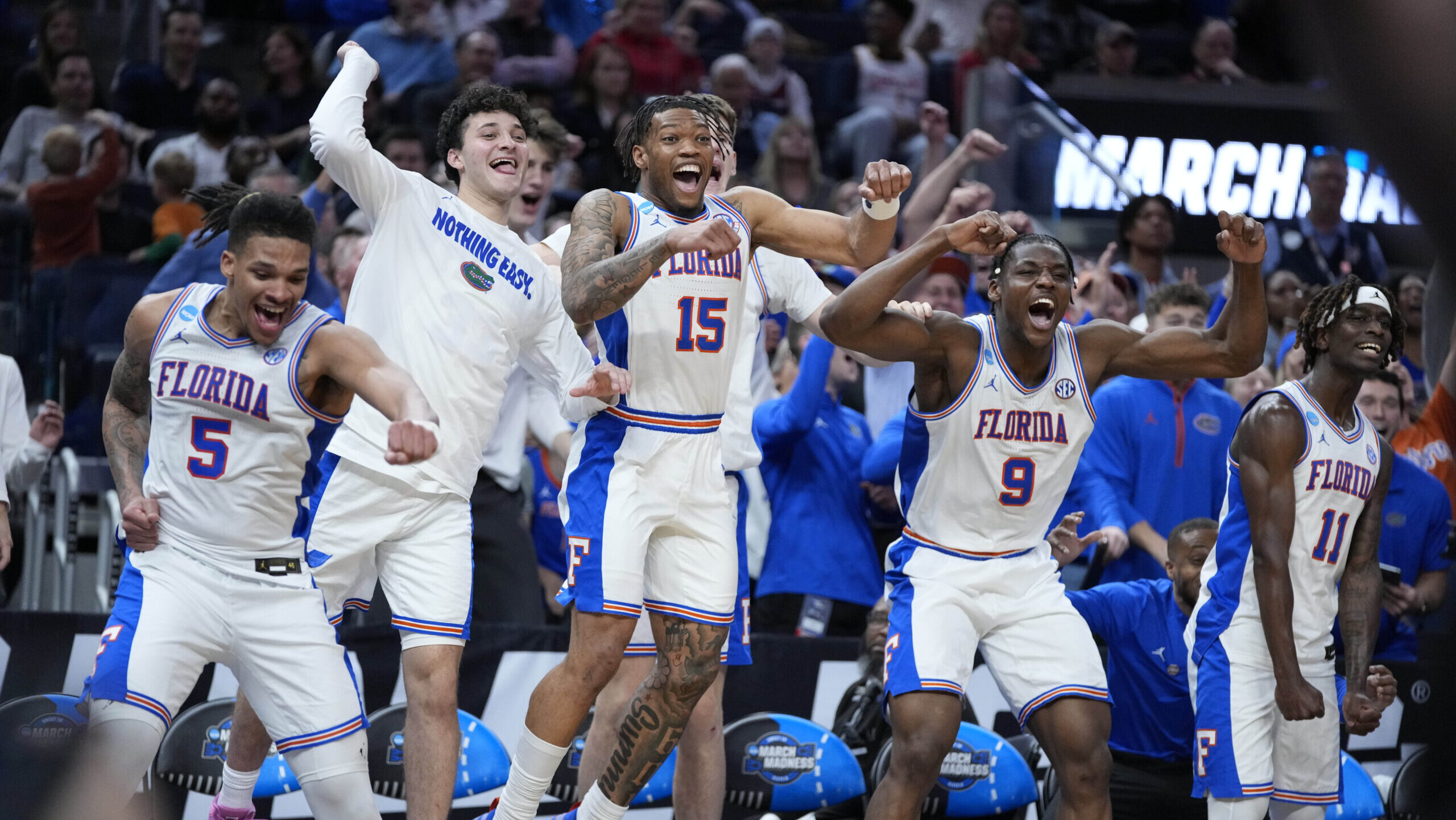 Florida cruises to Sweet 16 win over Maryland