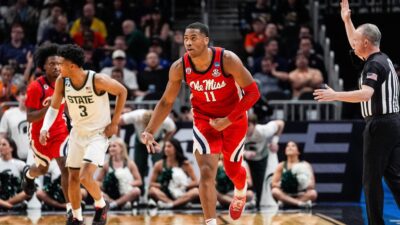 Ole Miss's Matthew Murrell in action vs. MSU.