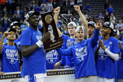 Duke's Khaman Maluach and Jon Scheyer