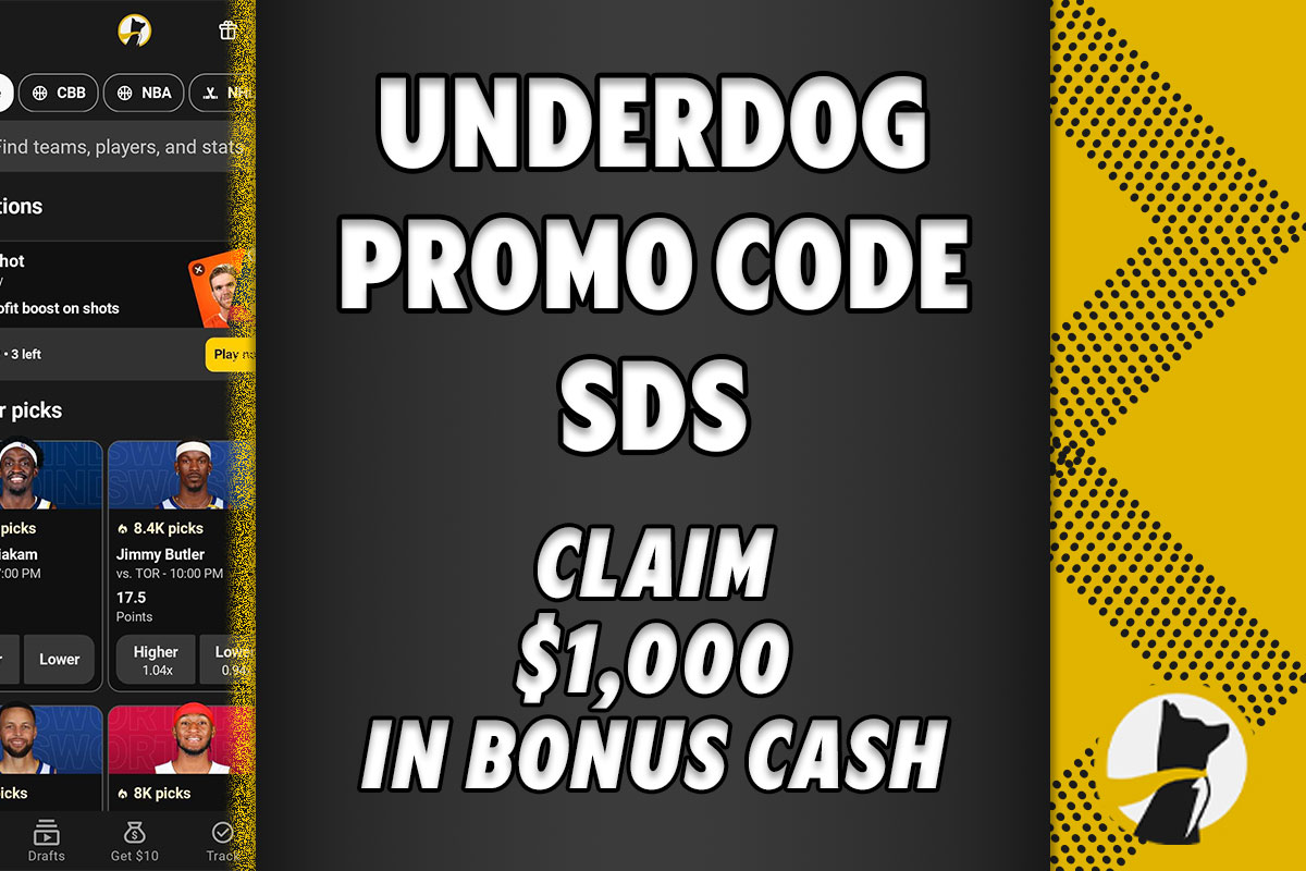 Underdog Promo Code SDS Unlocks $1K Match for NBA, March Madness Picks
