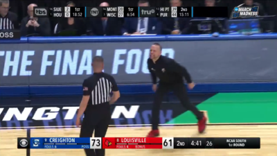 Pat Kelsey heated with officials.