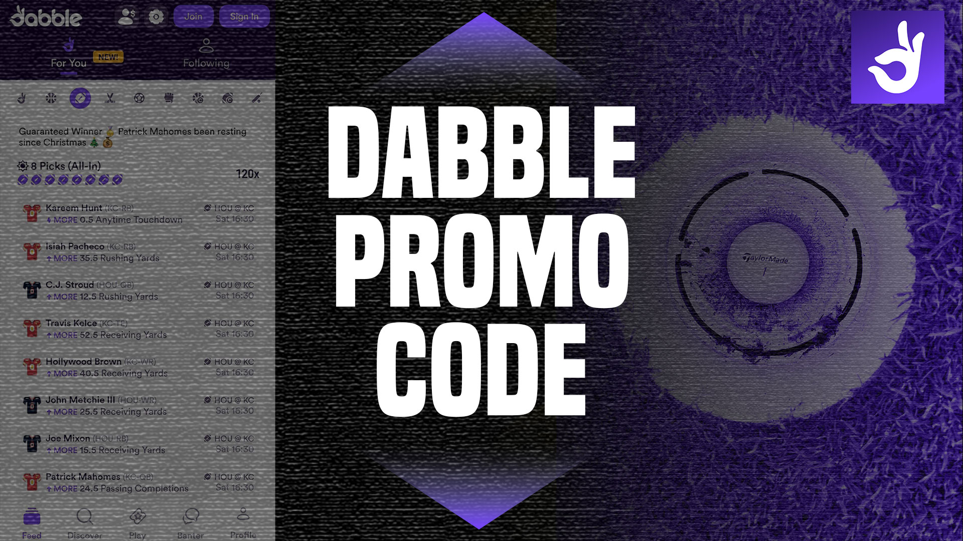 Dabble Promo Code SDS2: Get $25 Bonus for MLB, NBA, Masters Picks