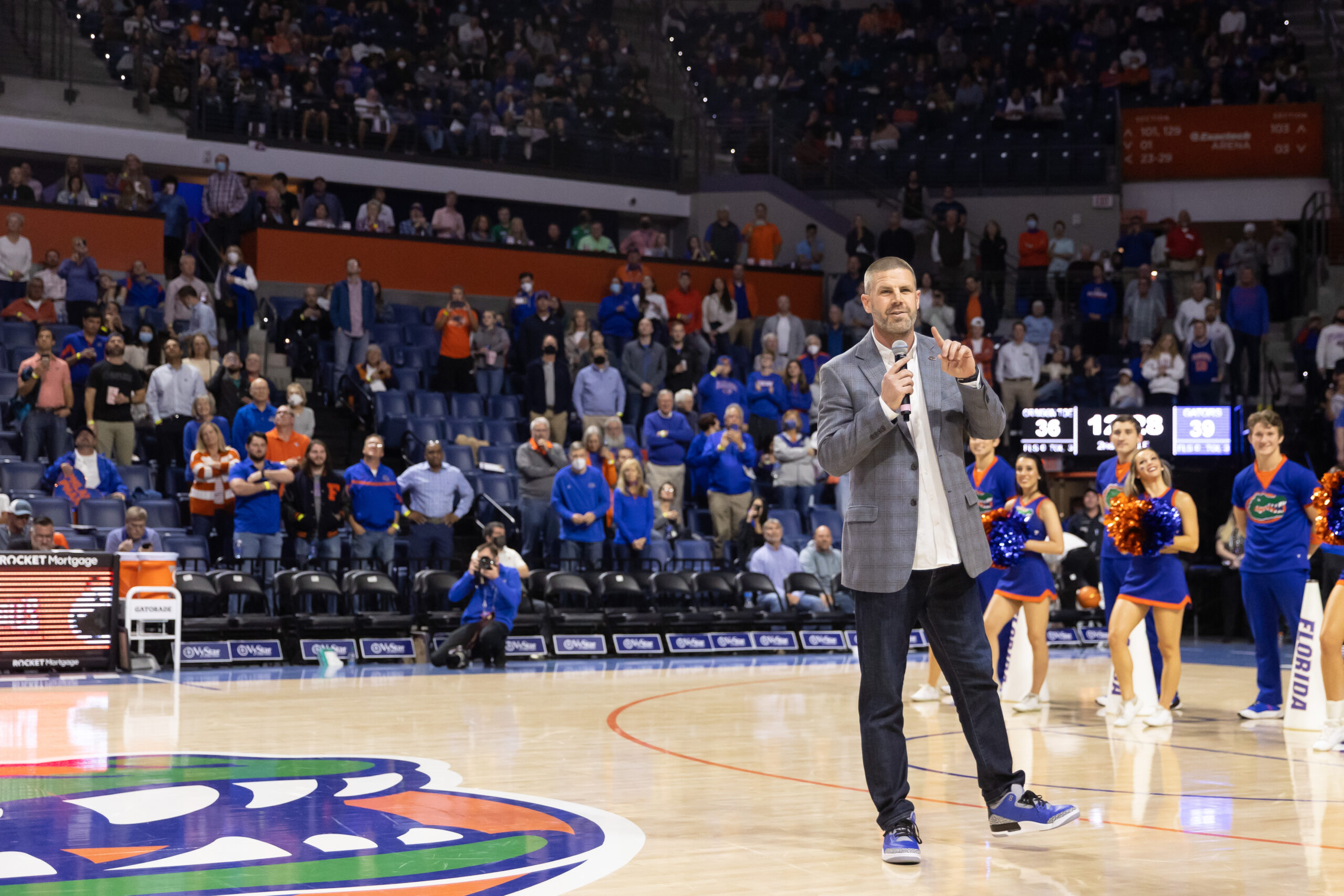 Billy Napier reacts to Florida basketball making the Final Four
